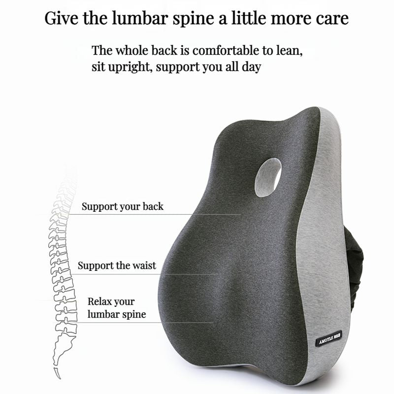 Healthy Body Line™ Memory Foam Cushion & Lumbar Support